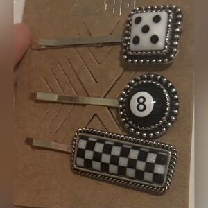 🔥Edgy/Goth/Punk Hair Clip Set of 3!🔥 BRAND NEW!